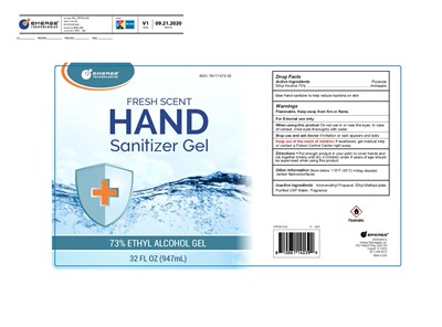 32 oz - Emerge ETPPSGF32OZ Gallon Sanitizer Label 073 32